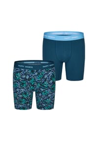 HAPPY SHORTS - Langer Boxer Jersey Boxer Briefs - black-neon