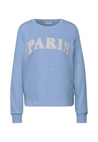 Street One - Sweatshirt, für Damen - 27149 FROSTED BLUE