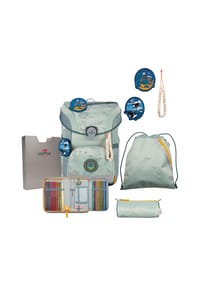 DerDieDas® ERGOFLEX EASY ECO - Schulranzen-Set, 6-teilig - GREY PLANET