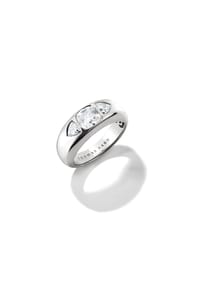 Thomas Sabo - Ring mit facettierten weißen Zirkoniasteinen Bold Elegance - silberfarben, weiß