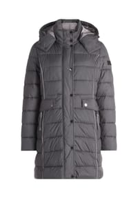 BETTY BARCLAY - Steppjacke mit abnehmbarer Kapuze - Dunkelgrau
