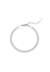 EAST / SIDE - Damen Armband aus Edelstahl in silber - silber