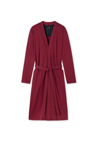 SCHIESSER - Bademantel, Baumwolle, Kimono-Schnitt, für Herren - 803 DUNKELBLAU