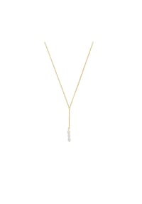 amor - Damen Kette mit Anhänger "2034091", 925er Silber mit Süßwasserzuchtperle - gold