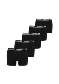HEAD® - Herren Boxershorts, 5er Pack - Basic Boxer Trunks ECOM, Stretch Cotton - Dunkelblau