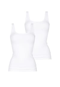 mey - Unterhemd / Tanktop 2er Pack Noblesse - Schwarz