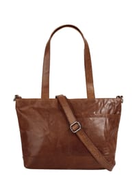 SPIKES & SPARROW® - Shopper Echt Leder - cognac