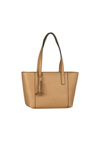 DENIM TOM TAILOR PRIYA - Shopper, Kunstleder, Quaste, für Damen - CAMEL