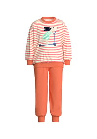 CALIDA - Kinder Bündchen-Pyjama Toddlers Scooter - fresh salmon
