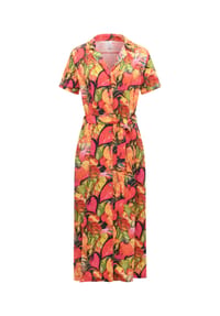 ragwear™ - Sommerkleid Sawira Long Print - Brown