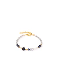 COEUR DE LION - Armband Mosaic Night - Schwarz-Grau