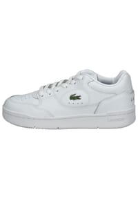 LACOSTE - Leder/Textil Sneaker - Weiß/Weiß
