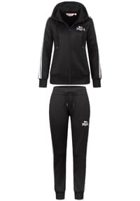 LONSDALE™ - Frauen Trainingsanzug mit Kapuze BROMLEY - Black/White