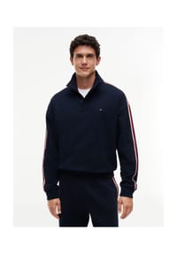 TOMMY HILFIGER - Schlafanzug-Oberteile Global Stripe Lg, Baumwolle, für Herren - DW5  BLUE