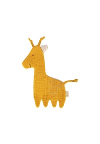 sigikid® - Knistertuch Giraffe Knistertücher ,  für Babys und Kleinkinder - gelb