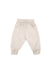 maximo® - GOTS BABY-Pumphose,Microringel Jerseybund - hellbraunmeliert-weiß