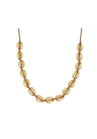 Luluandjane - Damen Kette aus Metall-Legierung in Gelbgold - gelbgold