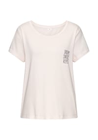 s.Oliver - Schlafanzug-Oberteil Perfect Nights, Rundhals, für Damen - 784 ROSE
