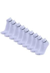 REPLAY - Unisex Sneaker Socken, 9er Pack - Kurzsocken, Baumwolle, Logo, einfarbig, kurz - Dunkelblau