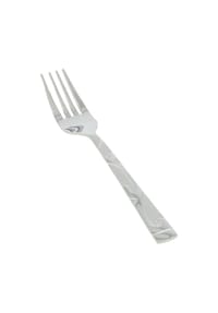 ALMINA® - 6x Kuchengabel Silber Glänzend mit Gravur - Silber