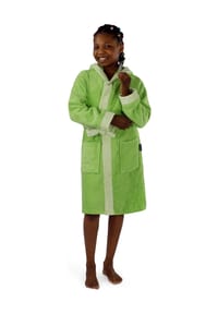 normani® - Frottee Kinderbademantel aus Bio-Baumwolle - Blau