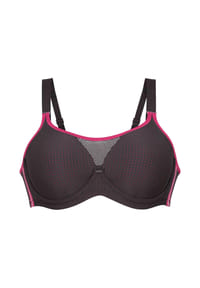 Anita - Sport-BH Performance WireX - Anthrazit / pink