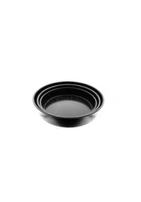 ALMINA® - Backbelch 3er Set in Schwarz Backofenblech Tepsi aus Granit Ø28/Ø32/Ø36 cm - Schwarz OneSize