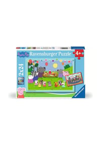 Ravensburger - Peppa Pig Puzzle "Partyzeit", 2x24 Teile - 