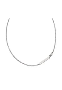EMPORIO ARMANI N/A - Emporio Armani ID-Halskette für Herren aus Edelstahl, EGS3309040 - Silber