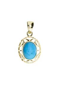 OSTSEE-SCHMUCK® - Anhänger , Maline , Gold 333/000 - gold