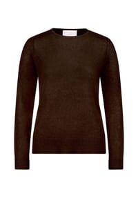 BETTY BARCLAY - Kaschmir-Pullover mit Rundhalsausschnitt - Bright Taupe Melange
