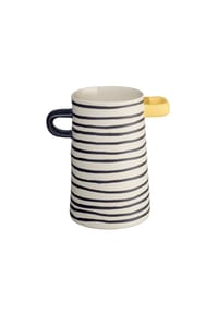 ASA - rayu Vase Tischvase - Beige / Schwarz