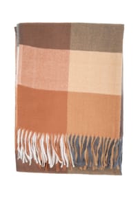 Seasons of April - Schal MILLY Weicher, leichter & kuscheliger Schal mit Fransen aus Kaschmir Mix - Braun Bunt