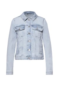 STREET ONE STUDIO - Jeansjacke, Klappkragen, für Damen - 17810 ULTRA BLEACH