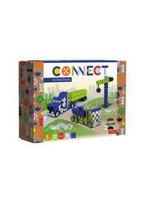 Trefl - CONNECT L - Sattelschlepper LKW Kran, Bausteine, Bauklötze, ab 5 Jahren, 281 Teile - 