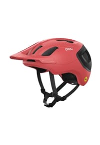 poc - Fahrradhelm Axion Race Mips ammolite coral/Uranium black matt - rot