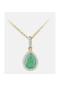 Diamant L'eternel - Kette mit Anhänger, mit Diamant, 750 Gelbgold - gold