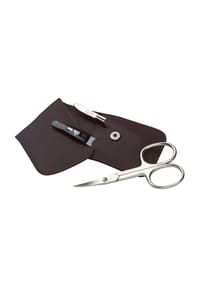 Erbe SOLINGEN® - Siena Maniküre Taschenetui, 3-teilig - braun
