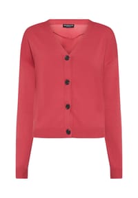 MANGUUN collection - Cardigan, Rippbündchen, für Damen - 1 OLIV