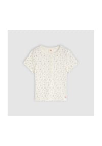 Levi's® - T-Shirt, Knopfleiste, für Damen - 04 WEISS