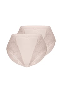 sassa - Miederslip CLASSIC LACE 2er Pack - dusty grey