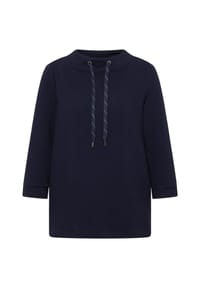 CECIL - Langarmshirt, Tunnelzug, für Damen - 16831 BLUE
