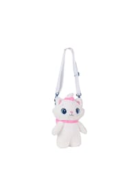 Disney - Disney Kinder Plüsch Tasche Schultertasche Kuscheltier Bag - Weiß 14x28x11 cm