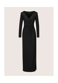 MADELEINE - Elegantes Stretchkleid in Wickel-Optik - rubinrot