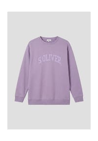 s.Oliver - Sweatshirt, Rippblende, für Damen - 07D5 WHITE