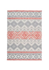 Arte Espina - Wohnzimmer Teppich – Kurzflorteppich Ethnie 225 in grau - apricot - grau - apricot