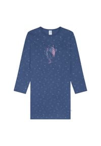 SCHIESSER - Nachthemd Horse World - jeansblau