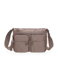 MANDARINA DUCK MD20 - Umhängetasche, Polyester, Fronttaschen, Reißverschluss, für Damen - STEEL