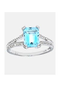 Diamant L'eternel - Ring, mit 0.07 ct Diamant, 375 Weißgold - white gold