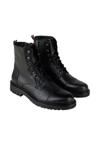 HECHTER PARIS - Schuhe Zuglasche mit Markenstreifen am Schaft - black